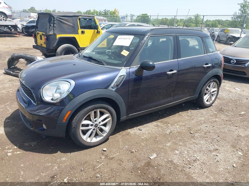 2012 Mini Cooper S Countryman WMWZC3C53CWL81011 photo 1