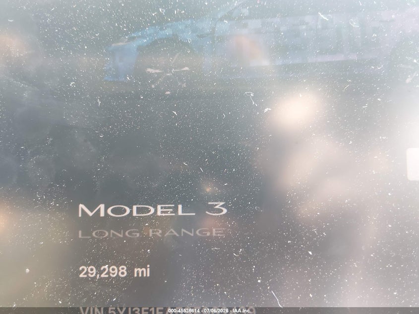 2025 TESLA MODEL 3 SEDAN ELECTRIC