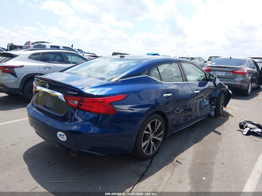 Vin: 1n4aa6ap0gc402552, lot: 46034888, nissan maxima 3.5 platinum 20164