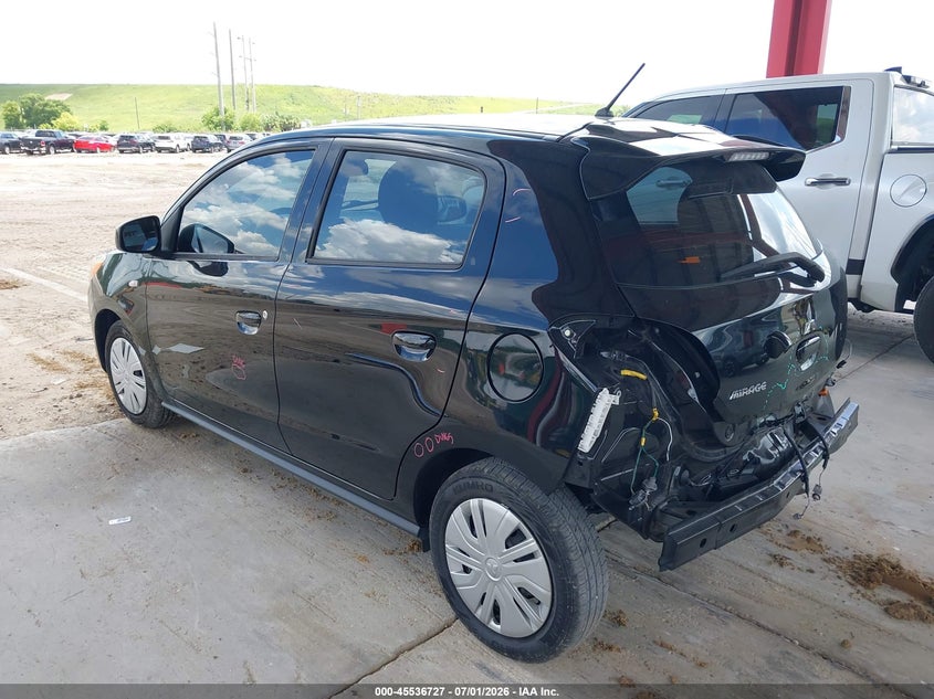 Vin: ml32auhj8mh011087, lot: 46034996, mitsubishi mirage carbonite edition/es/le 20213