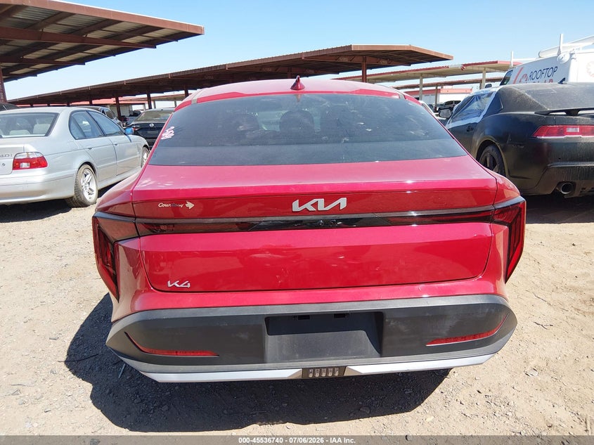 2025 Kia K4 (VIN: 3KPFT4DE7SE158828)