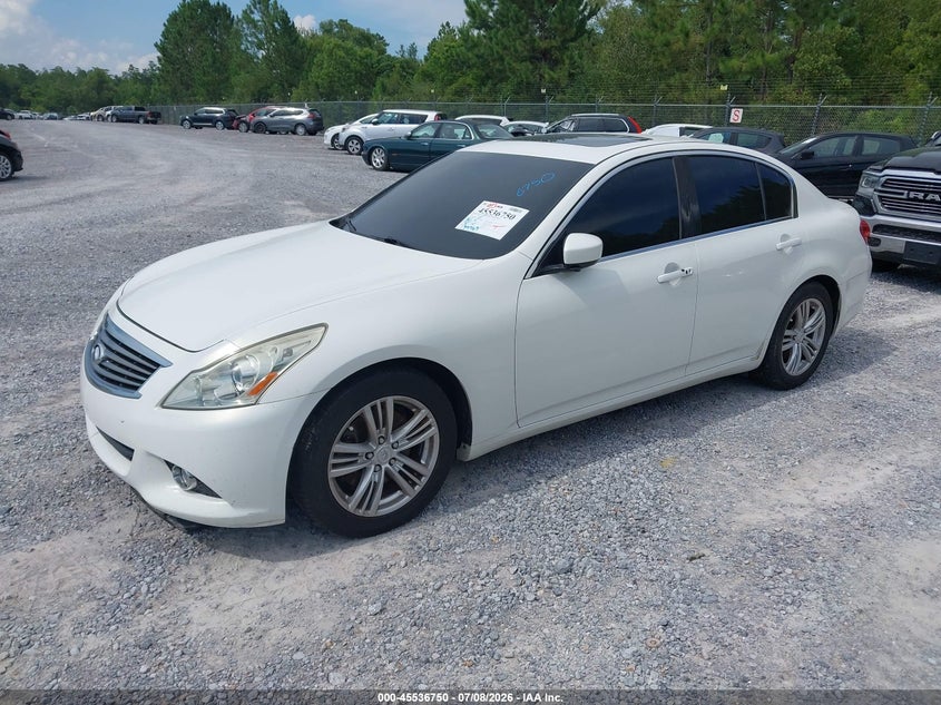 Vin: jn1dv6ap3bm830794, lot: 46035019, infiniti g25 journey 20112