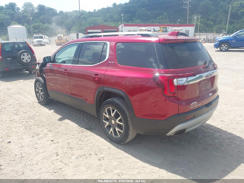 Vin: 1gkknkls7lz206729, lot: 46035045, gmc acadia fwd sle 20203