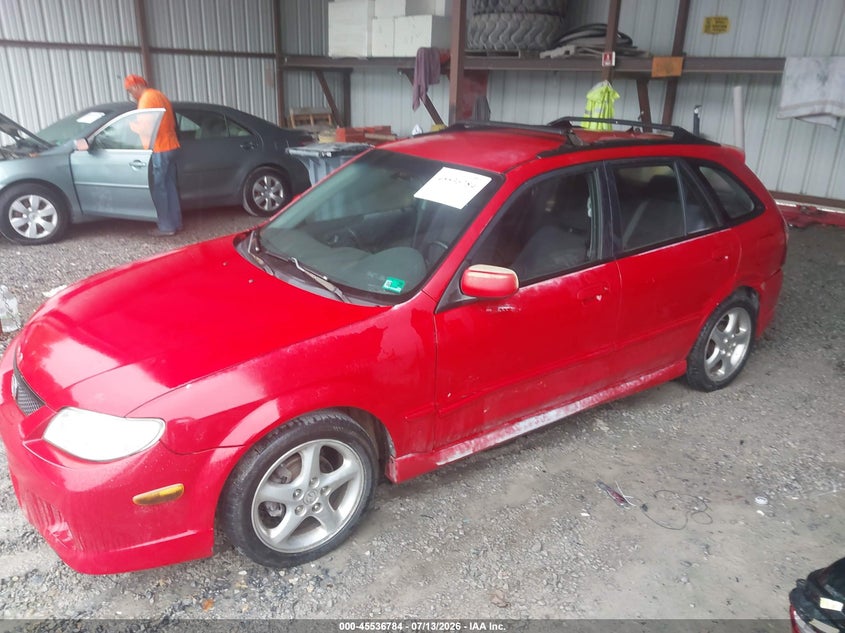 2002 Mazda Protege, Удар сзади, IAAI, VIN JM1BJ245921495254 — фото 2