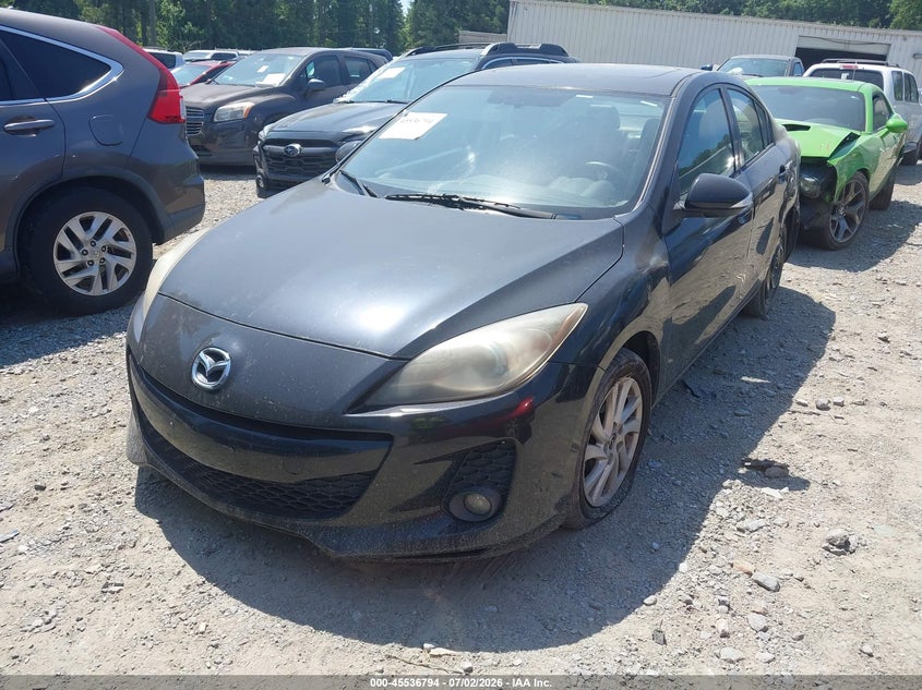 Vin: jm1bl1w77d1721703, lot: 46035063, mazda mazda3 i grand touring 20132