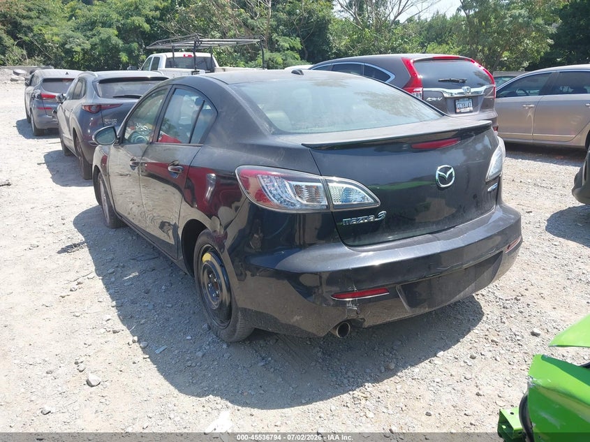 Vin: jm1bl1w77d1721703, lot: 46035063, mazda mazda3 i grand touring 20133