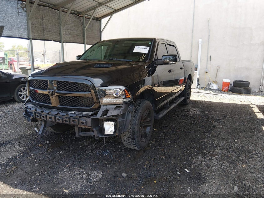 Vin: 1c6rr7mt9js117423, lot: 46035070, ram 1500 night  4x4 5'7 box 20182