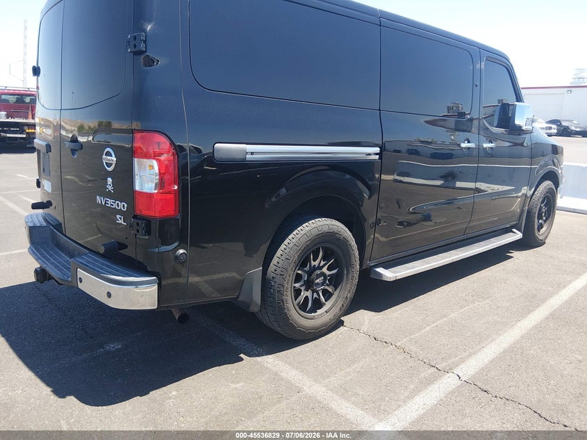 Vin: 5bzaf0aa6kn852045, lot: 46035098, nissan nv passenger nv3500 hd sl v8 20194