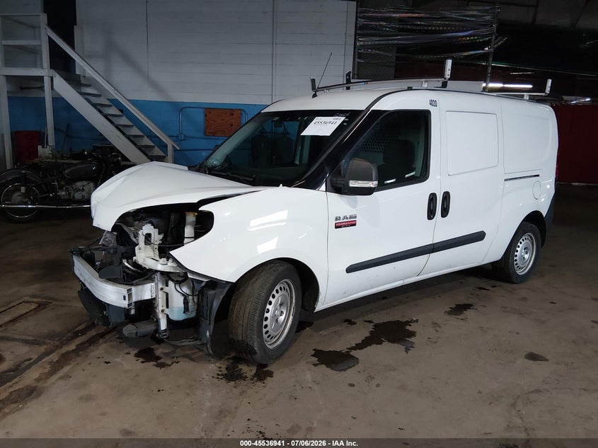 Vin: zfbhrfab8l6p16287, lot: 46035210, ram promaster city tradesman 20202