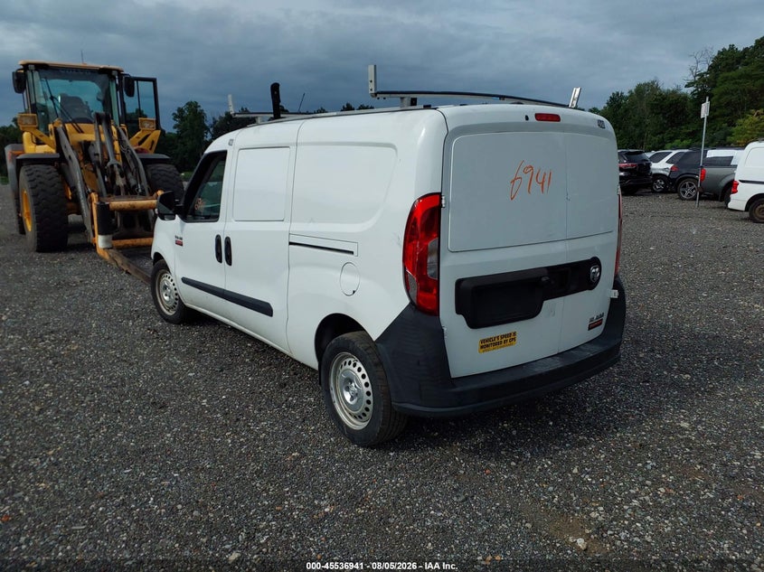 Vin: zfbhrfab8l6p16287, lot: 46035210, ram promaster city tradesman 20203