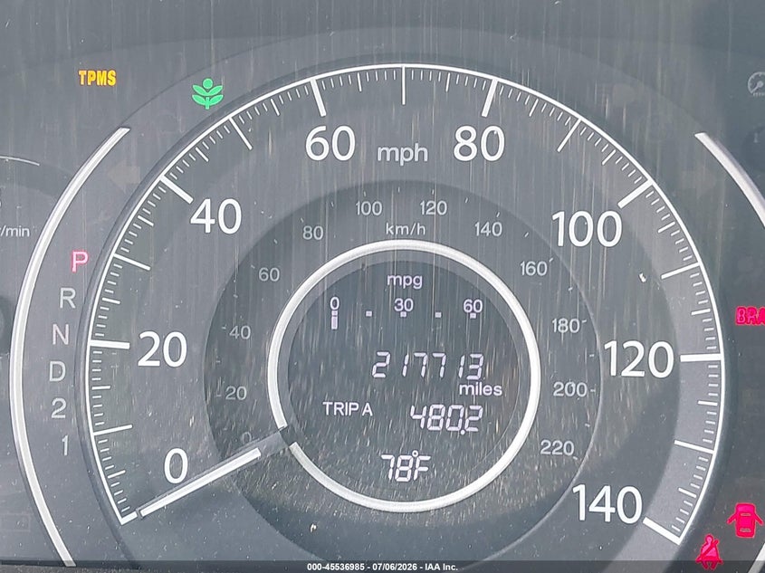 2013 HONDA CR-V SPORT UTILITY VEHICLE 2.4L I-4 DOHC, VVT, 185HP