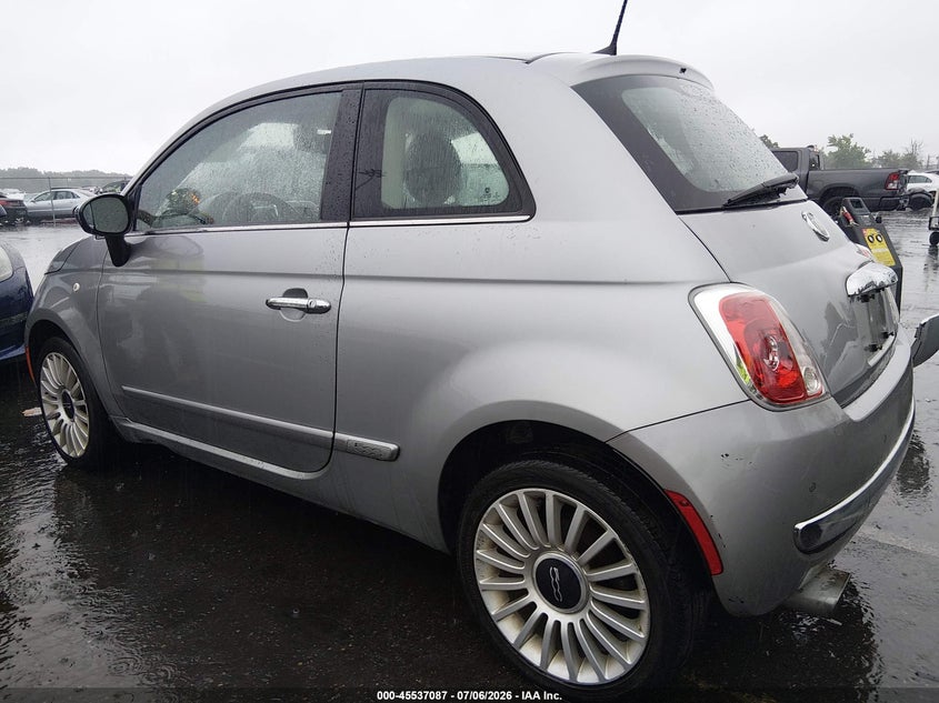 2017 Fiat 500 Lounge VIN: 3C3CFFCR2HT557844 Lot: 45537087