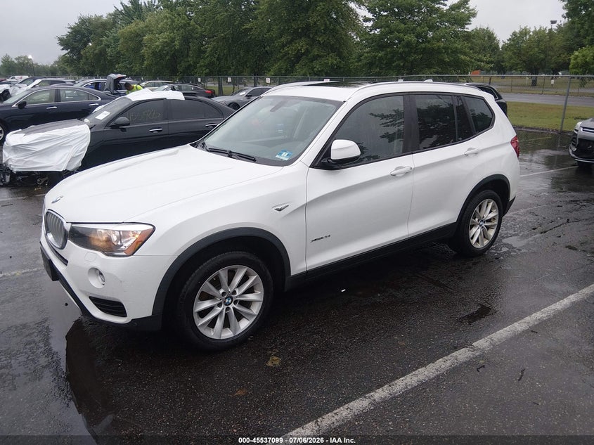 Vin: 5uxwx9c30h0t24432, lot: 46035368, bmw x3 xdrive28i 20172