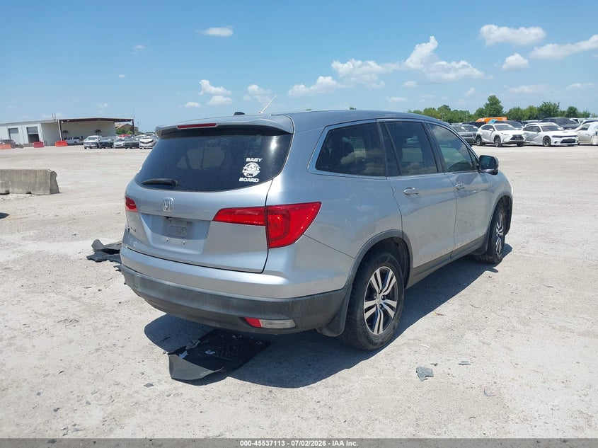 Vin: 5fnyf5h63gb042830, lot: 46035382, honda pilot ex-l 20164