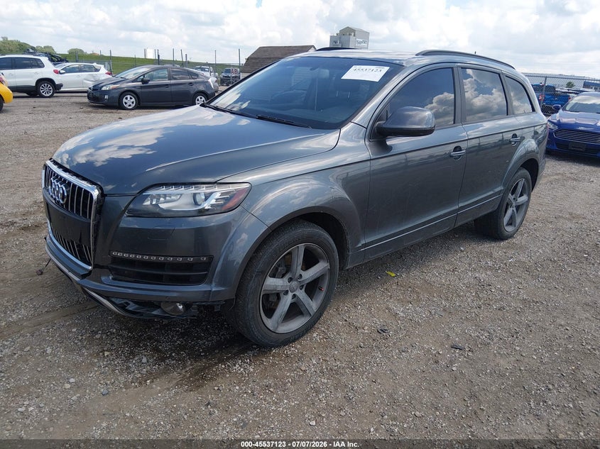 Vin: wa1lgafe3fd009899, lot: 46035392, audi q7 3.0t premium 20152