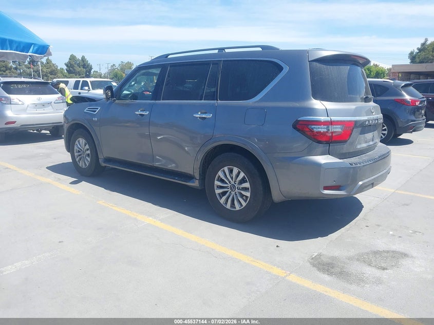 Vin: jn8ay2ac1n9163068, lot: 46035413, nissan armada sv 2wd 20223