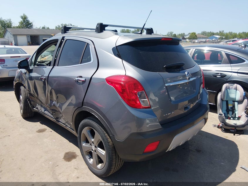 Vin: kl4cjasb8eb560921, lot: 46035415, buick encore 20143