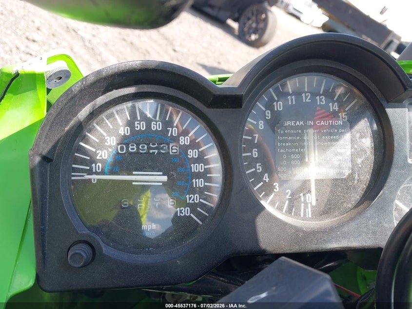 2000 Kawasaki Ex250 F VIN: JKAEXMF17YA071706 Lot: 45537176