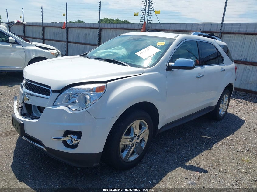 2015 Chevrolet Equinox, Удар спереду, IAAI, VIN 2GNALDEKXF6135376 — фото 2