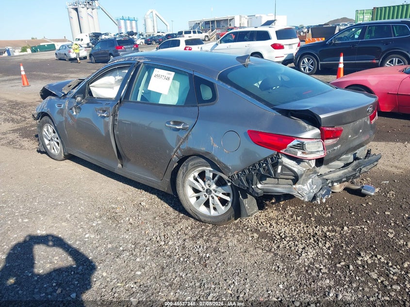 Vin: 5xxgt4l37gg099573, lot: 46035618, kia optima lx 20163