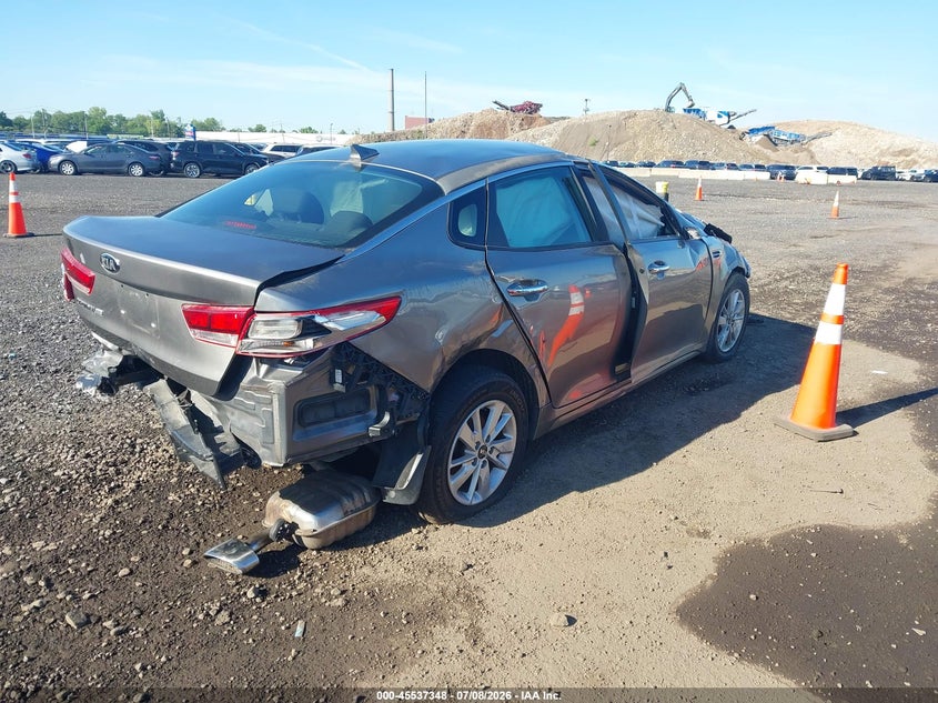 Vin: 5xxgt4l37gg099573, lot: 46035618, kia optima lx 20164