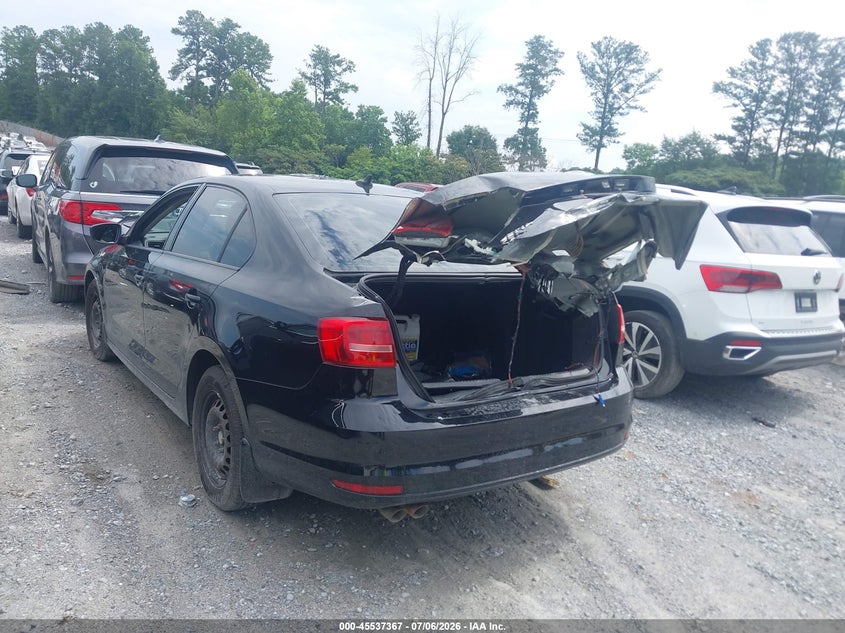 2015 VOLKSWAGEN JETTA auction photo 3