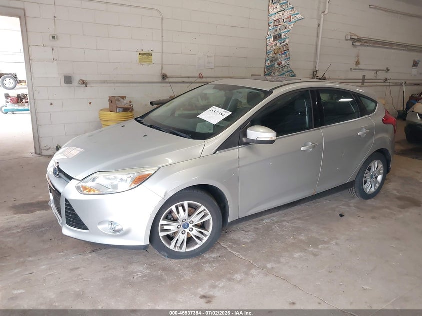 Vin: 1fahp3m21cl222230, lot: 46035653, ford focus sel 20122