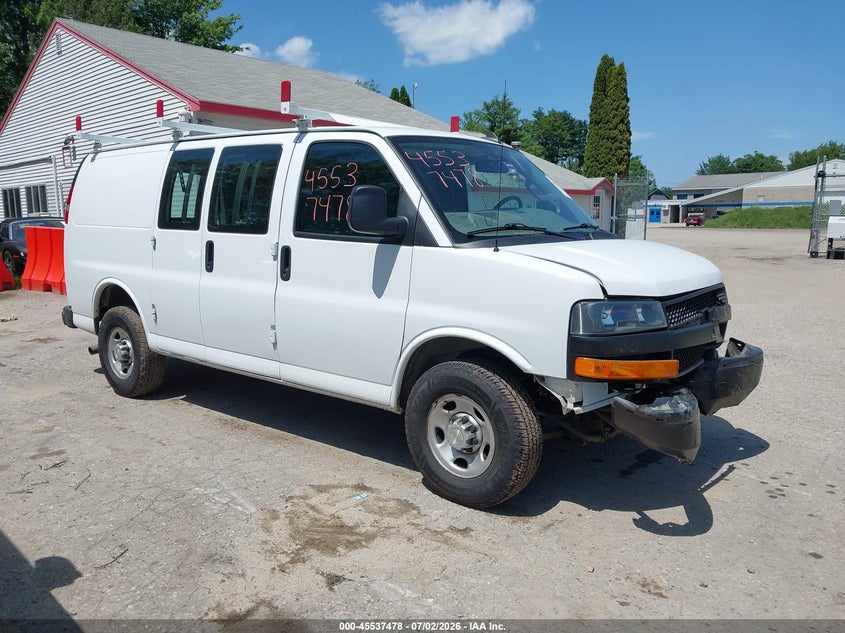 Vin: 1gczggfp7p1108930, lot: 46035747, chevrolet express cargo rwd 3500 regular wheelbase wt 2023 img_1