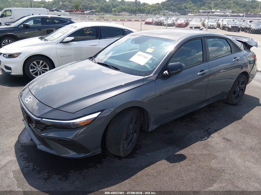 2026 Hyundai Elantra Sel Sport, Rear, IAAI, VIN KMHLM4DG7TU179968 — photo 2