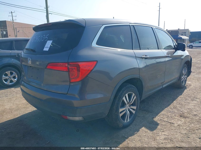 Vin: 5fnyf5h32hb035035, lot: 46035762, honda pilot ex 20174