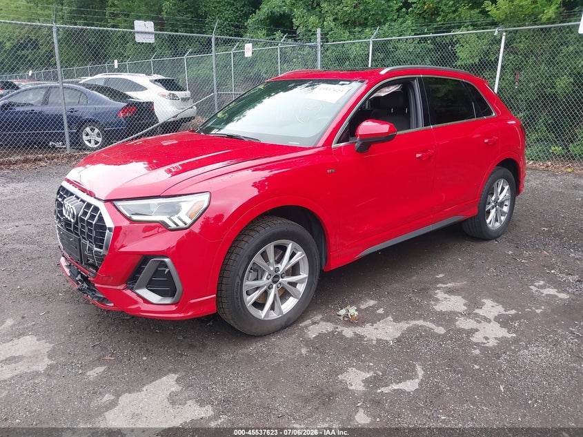 Vin: wa1eecf36n1126580, lot: 46035892, audi q3 premium plus 45 tfsi s line quattro tiptronic 20222