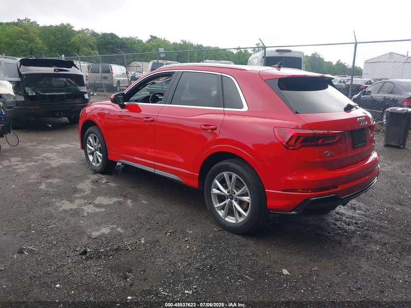 Vin: wa1eecf36n1126580, lot: 46035892, audi q3 premium plus 45 tfsi s line quattro tiptronic 20223