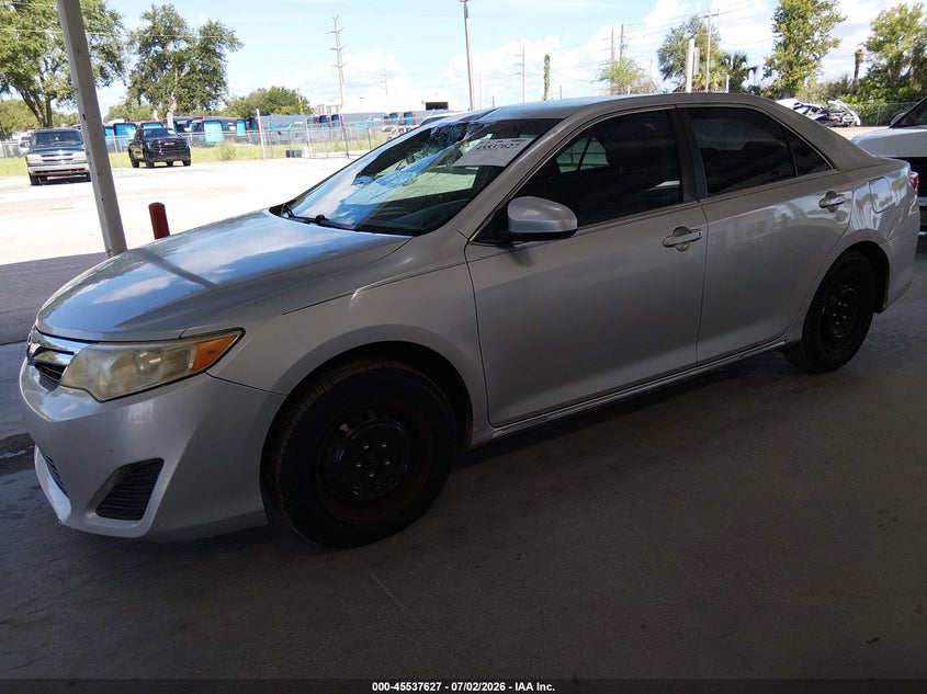 2012 TOYOTA CAMRY SEDAN 2.5L I-4 DOHC, VVT, 178HP