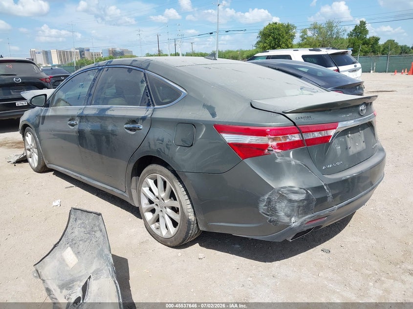 2013 TOYOTA AVALON auction photo 3