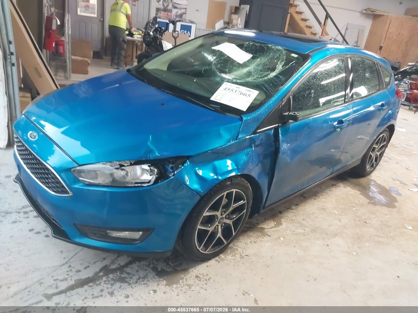 Vin: 1fadp3m29hl242103, lot: 46035934, ford focus sel 20172