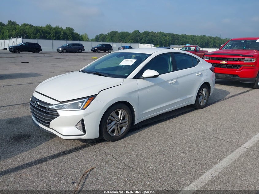 2019 Hyundai Elantra Sel, Правый бок, IAAI, VIN 5NPD84LF0KH462775 — фото 2