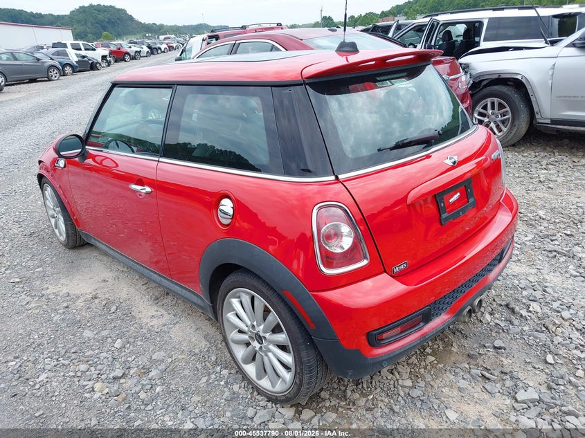 MINI COOPER S 2012 VIN WMWSV3C50CT385806