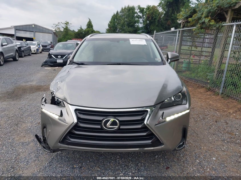 2015 Lexus Nx 200T VIN: JTJYARBZ0F2009906 Lot: 45537801