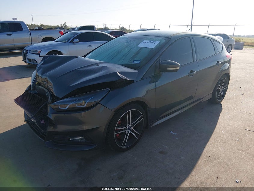 Vin: 1fadp3l98jl331911, lot: 46036080, ford focus st 20182