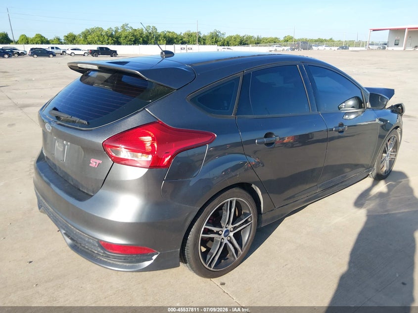 Vin: 1fadp3l98jl331911, lot: 46036080, ford focus st 20184