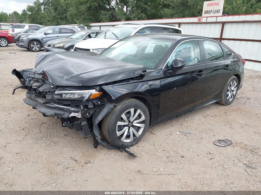 2025 Honda Civic Lx 2HGFE2F29SH601441 photo 1