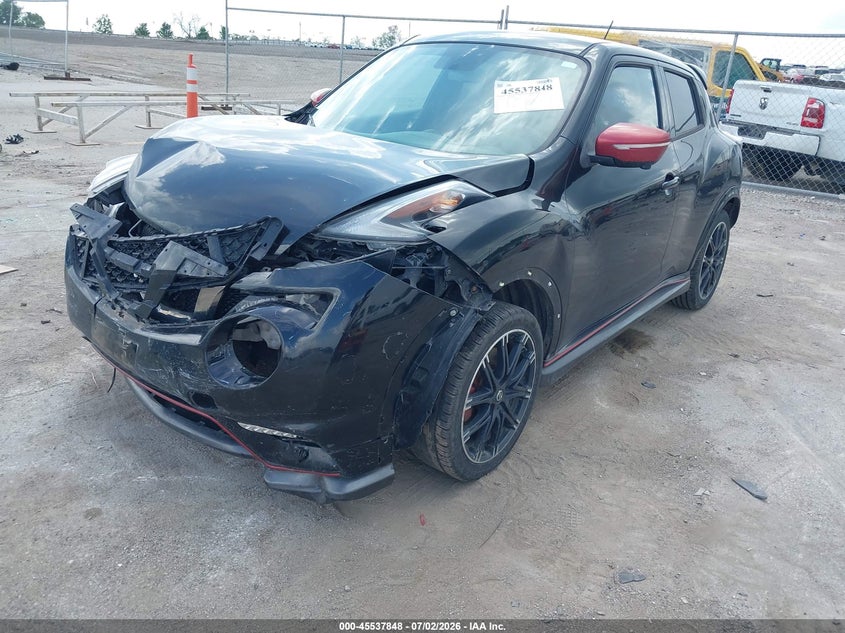 Vin: jn8df5mr1ft200080, lot: 46036117, nissan juke nismo rs 20152