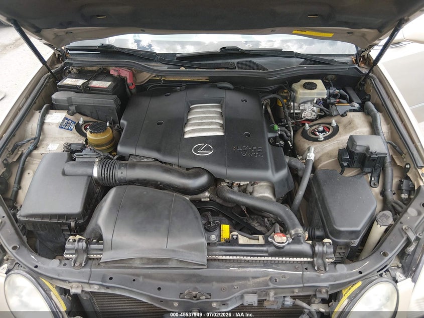 2000 Lexus Gs 400 VIN: JT8BH68X4Y0025161 Lot: 45537949