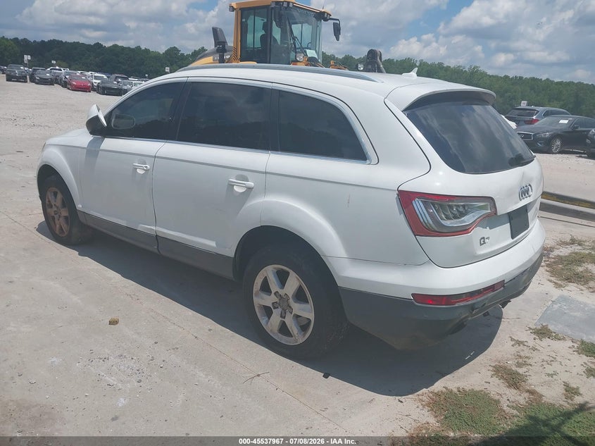 Vin: wa1cgafe6bd003590, lot: 46036236, audi q7 3.0t premium 20113