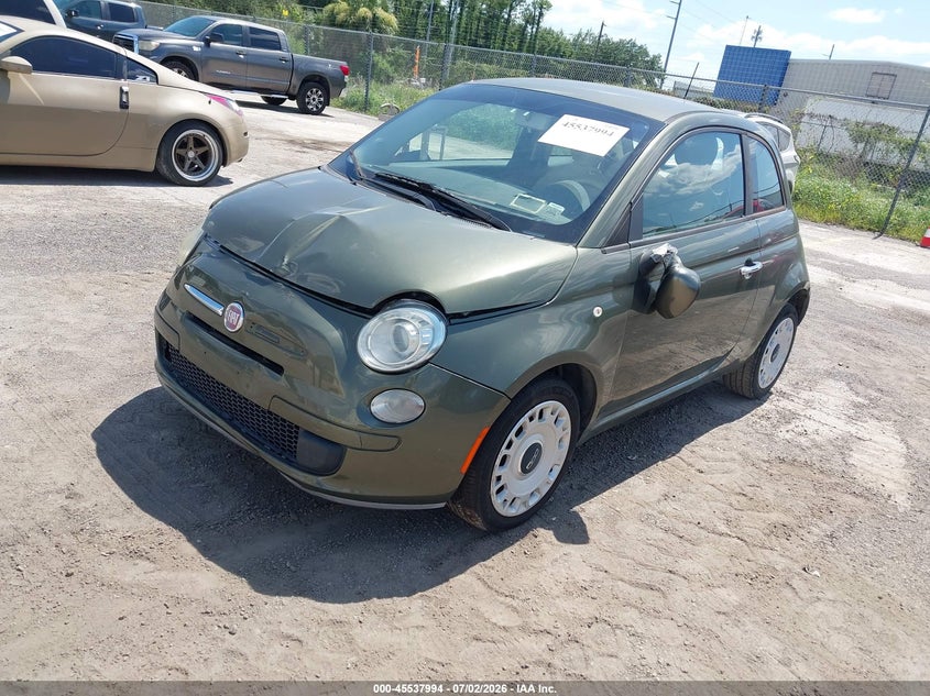 Vin: 3c3cffar9dt515460, lot: 46036263, fiat 500 pop 20132