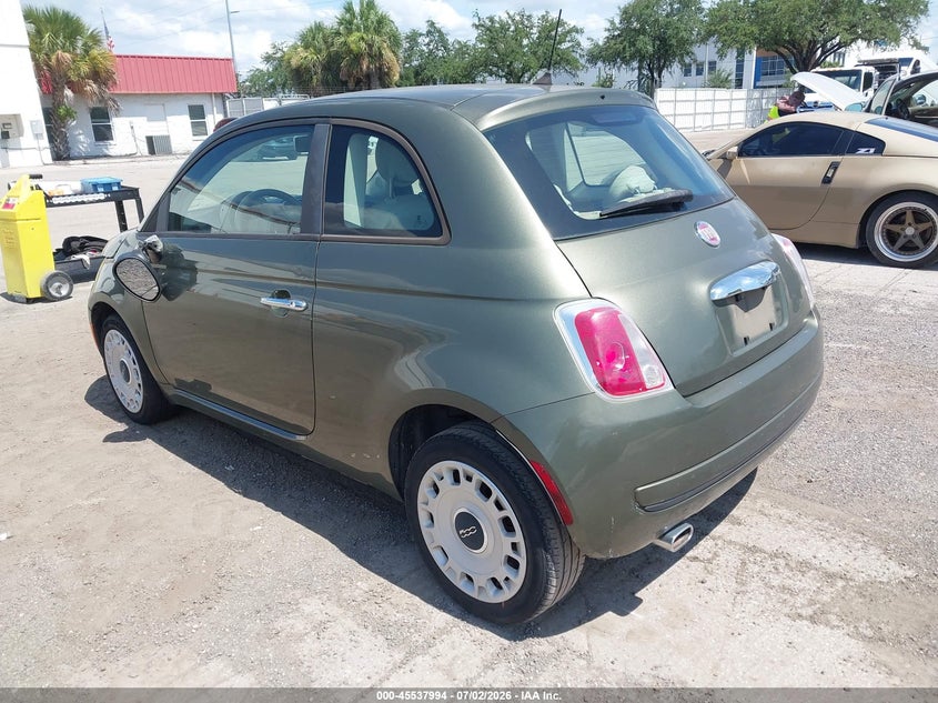 Vin: 3c3cffar9dt515460, lot: 46036263, fiat 500 pop 20133