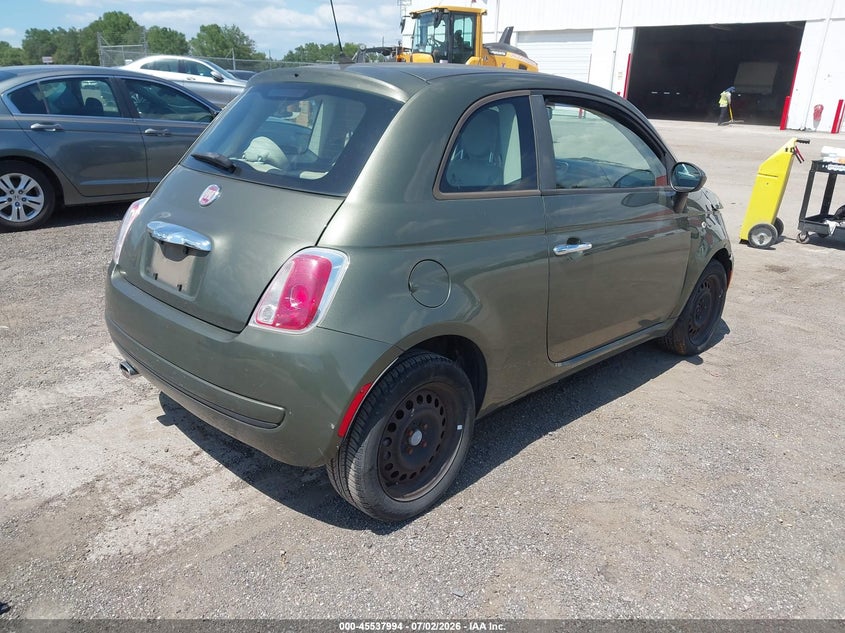 Vin: 3c3cffar9dt515460, lot: 46036263, fiat 500 pop 20134