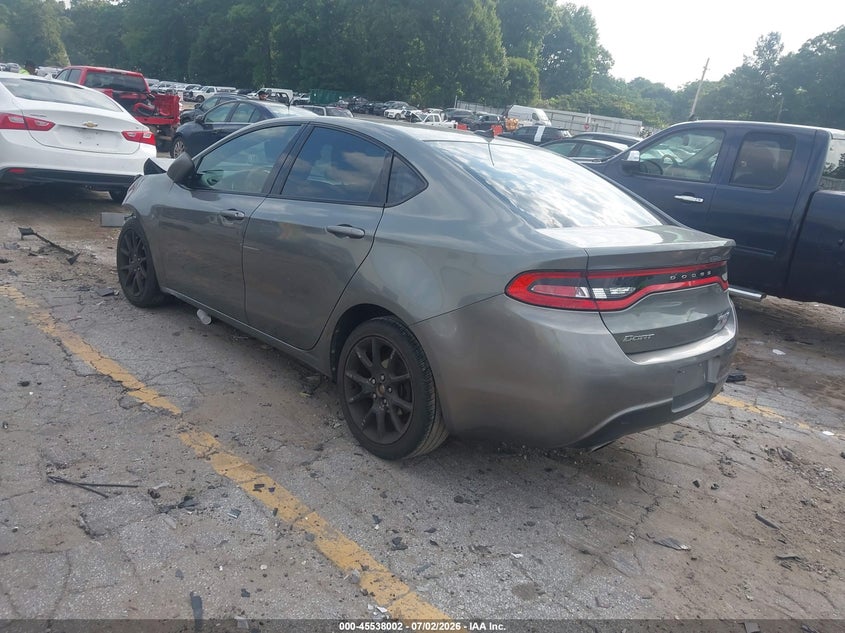 Vin: 1c3cdfba2dd122954, lot: 46036271, dodge dart rallye 20133