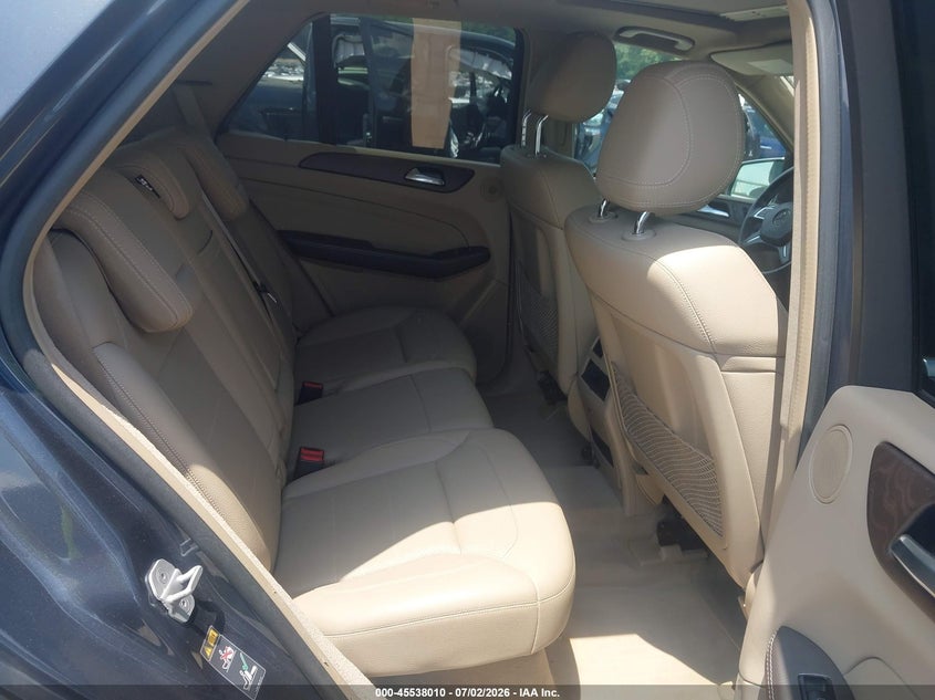 2015 Mercedes-Benz Ml 350 VIN: 4JGDA5JB4FA535455 Lot: 45538010