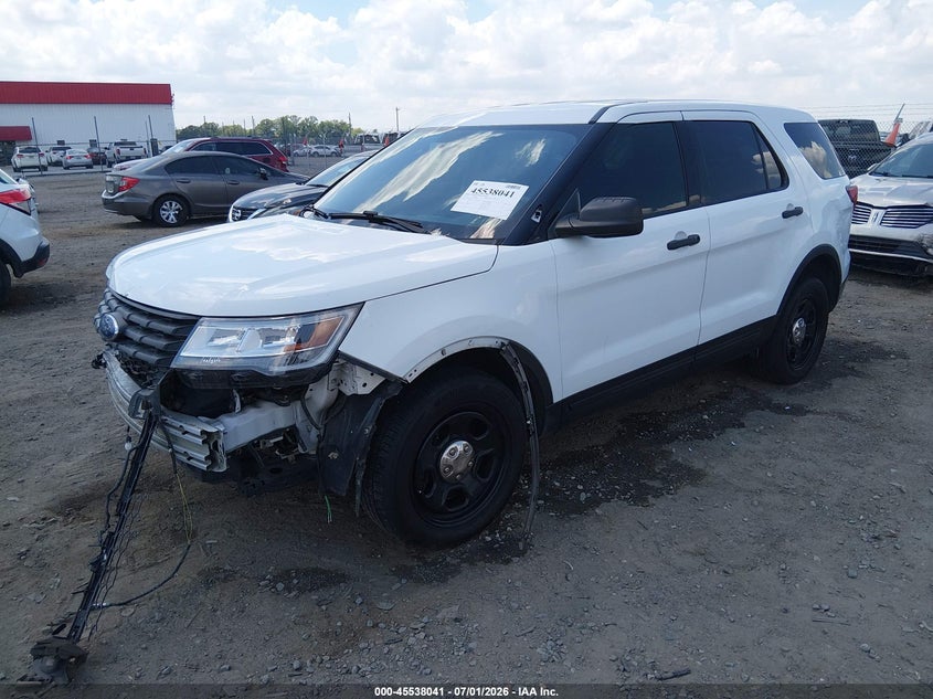 Vin: 1fm5k8ar4jga15925, lot: 46036310, ford police interceptor utility 20182
